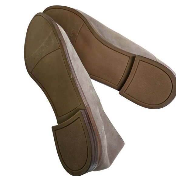 Franco Sarto Haylee Loafers Tan Suede Classic Neutral All Season Size 11M - Picture 7 of 9
